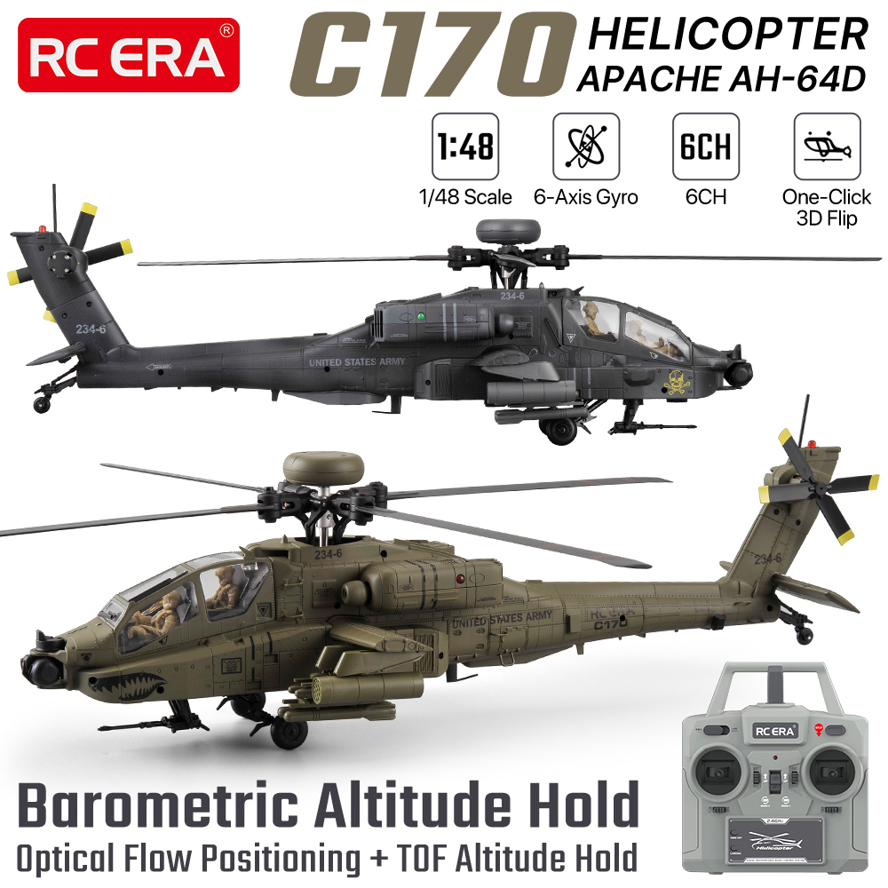 Drone Rc Jet - Радиоуправляемый вертолет RC ERA 1/48, 6-канальный,