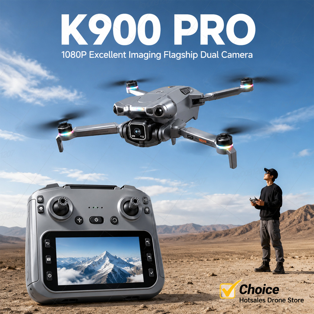 Drone Avion Rc - Квадрокоптер K900 MAX складной с 8K