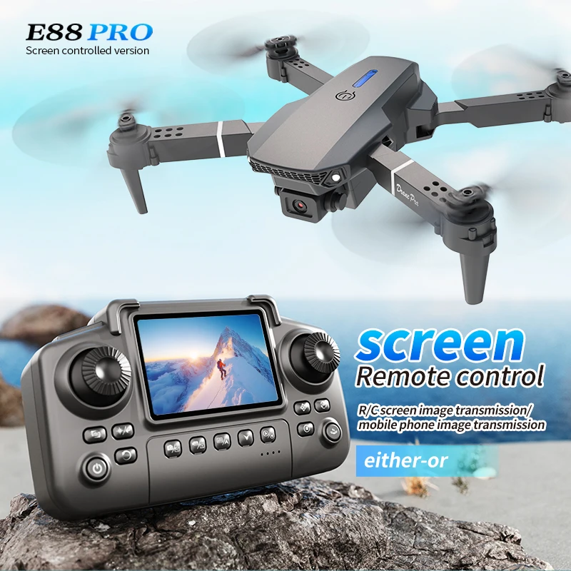 Drone Rc Holder - Профессиональный дрон E88 PRO с экраном,