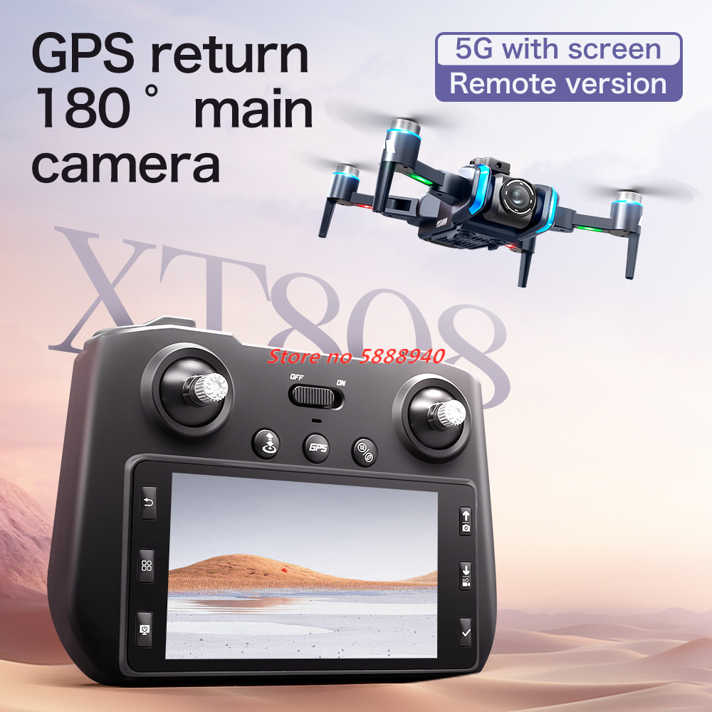 Drone Rc Fpv Manual - Дрон с GPS-экраном Профессиональный 8K HD