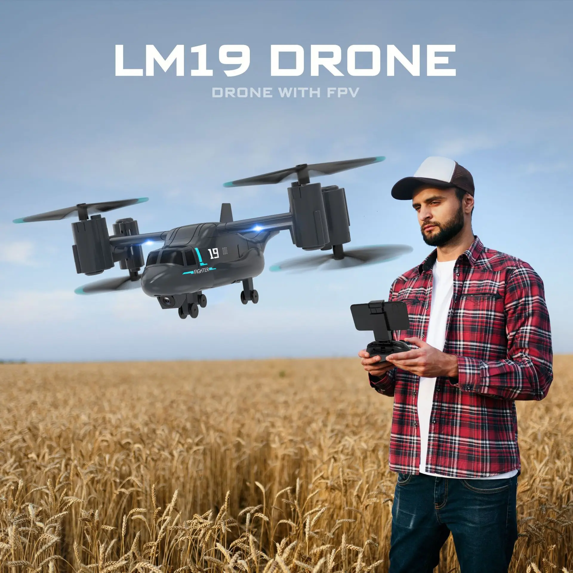 LM19 Вертолет с дистанционным  – обзор и цена Drone Rc Jet