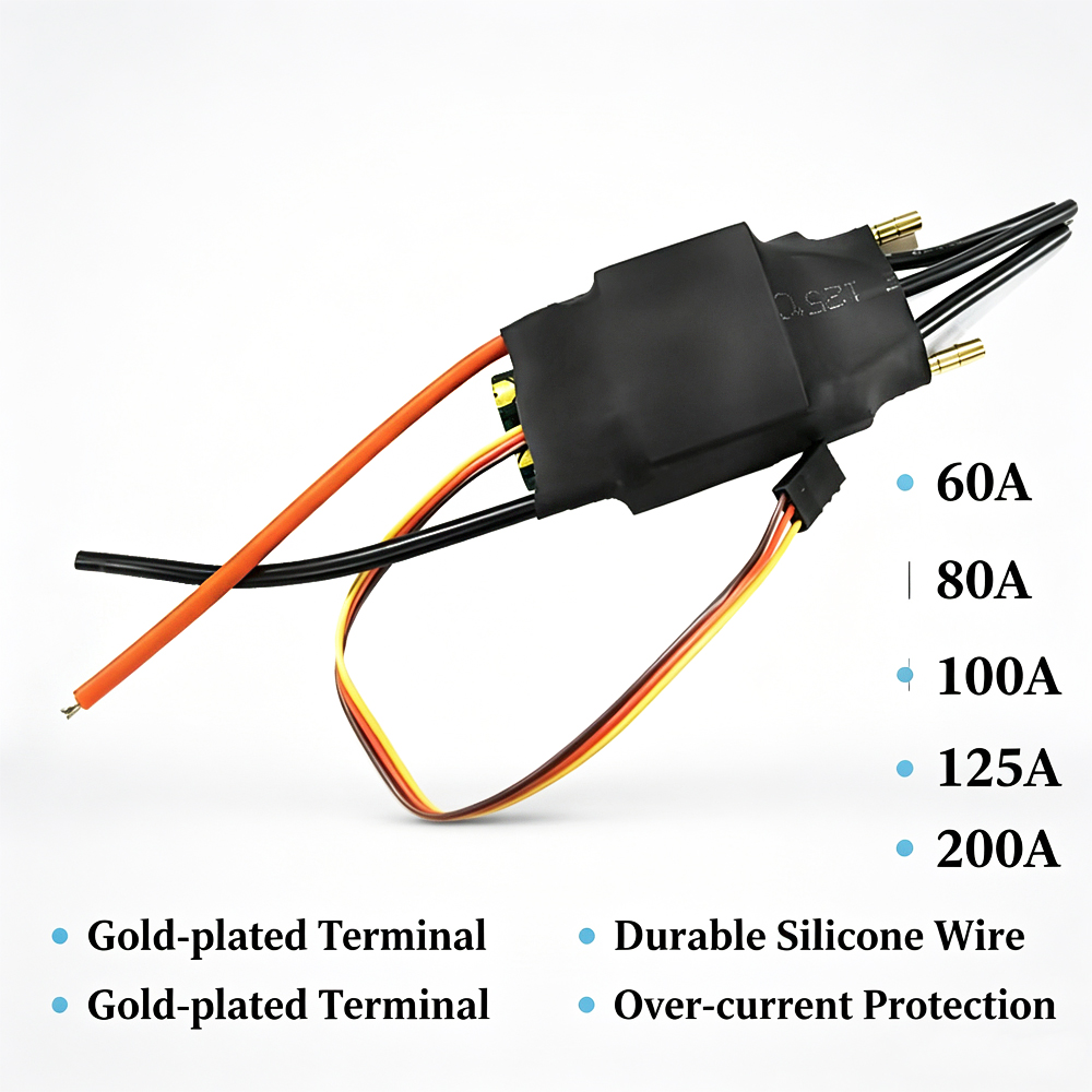 200A 125A 100A 80A 60A Бесщето – обзор и цена Rc Boat Brushless Motor