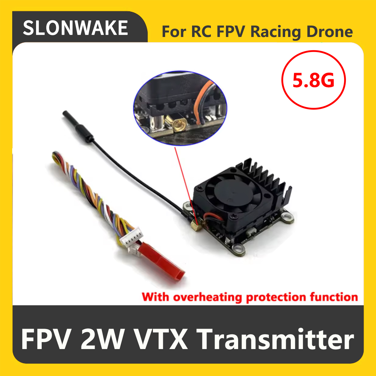 SLONWAKE 5.8G 2000мВт FPV VTX  – обзор и цена Drone Rc With Camera