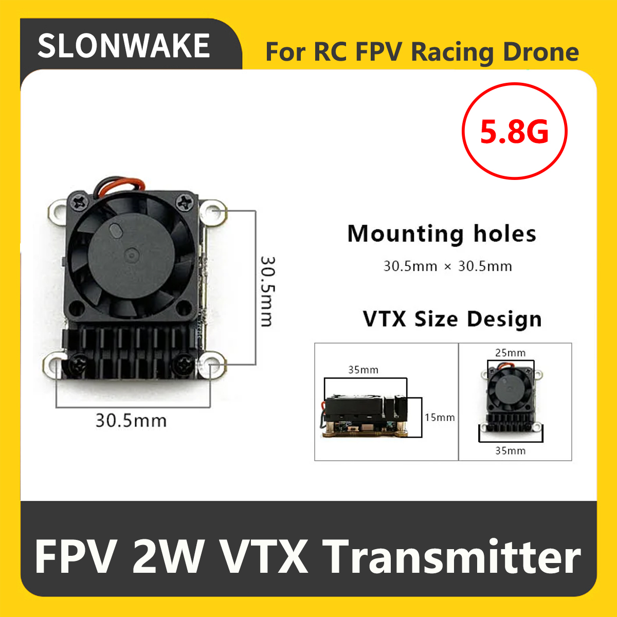 SLONWAKE 5.8G 2000мВт FPV VTX  – обзор и цена Drone Rc With Camera