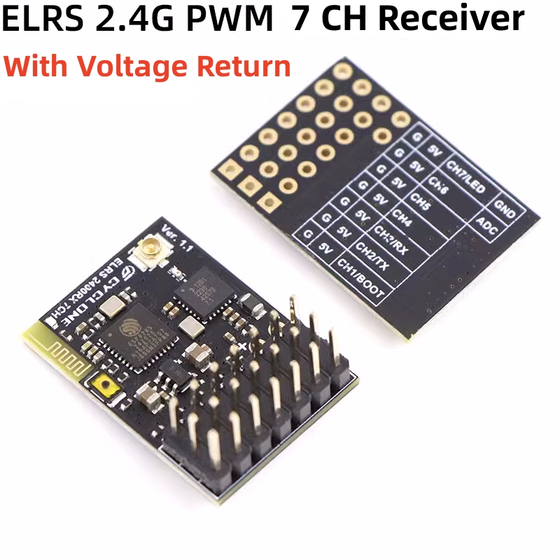 ELRS 2,4G PWM 7CH 6CH CRSF при – обзор и цена Drone Rcs